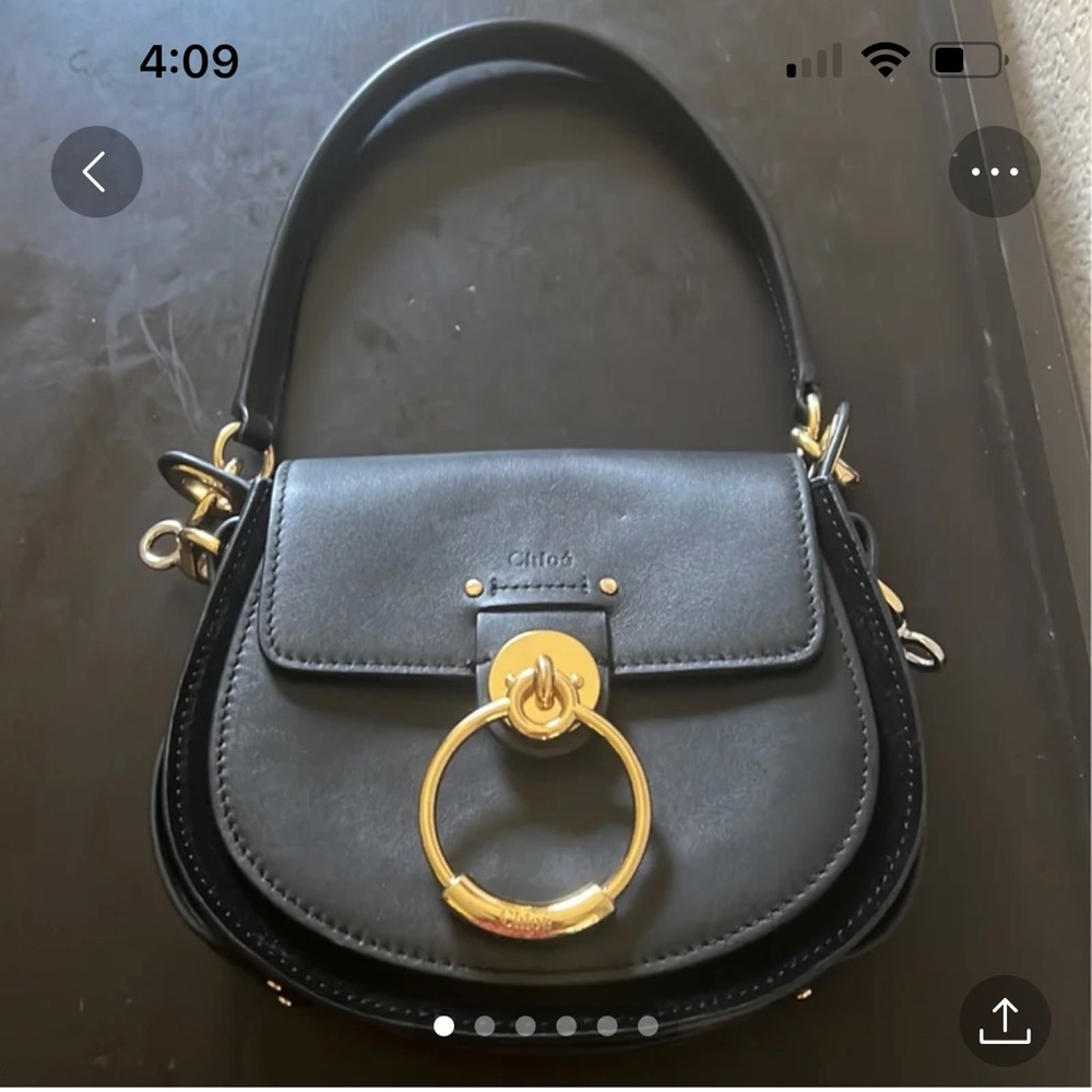 Black shoulder bag